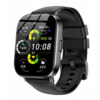 Smart Watch with 2.01" HD Touchscreen, Bluetooth Calls, 130+ Sports Modes, 24/7 Heart Rate & Sleep Monitor, IP67 Waterproof, iOS/Android Compatible